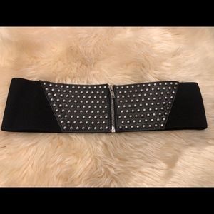 Fashion black corset belt